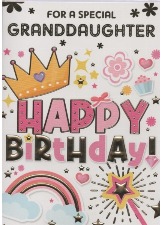 For A Special Granddaughter Happy Birthday